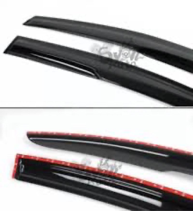 KPY Rain Guards Fit for 2023-2026 Toyota bZ4X, Out-Channel Window Visors Vent Wind Deflectors 4PC, C