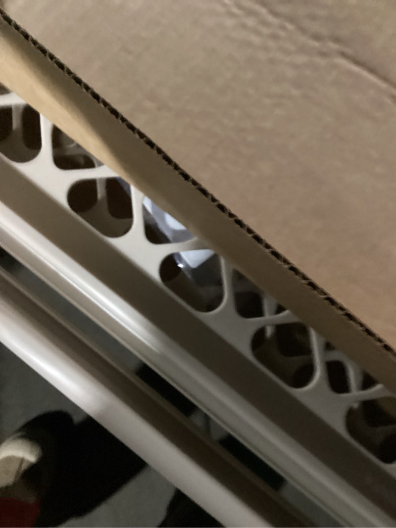 Condition photo showing New/Like New for Toddleroo by North States - Supergate Ergo Baby Gate: Plastic Baby Gate for Stairs & Doorways - Adjustable Indoor Safety Gate - Made in USA - 26 to 42 Inches Wide - 26 Inches Tall - Sand