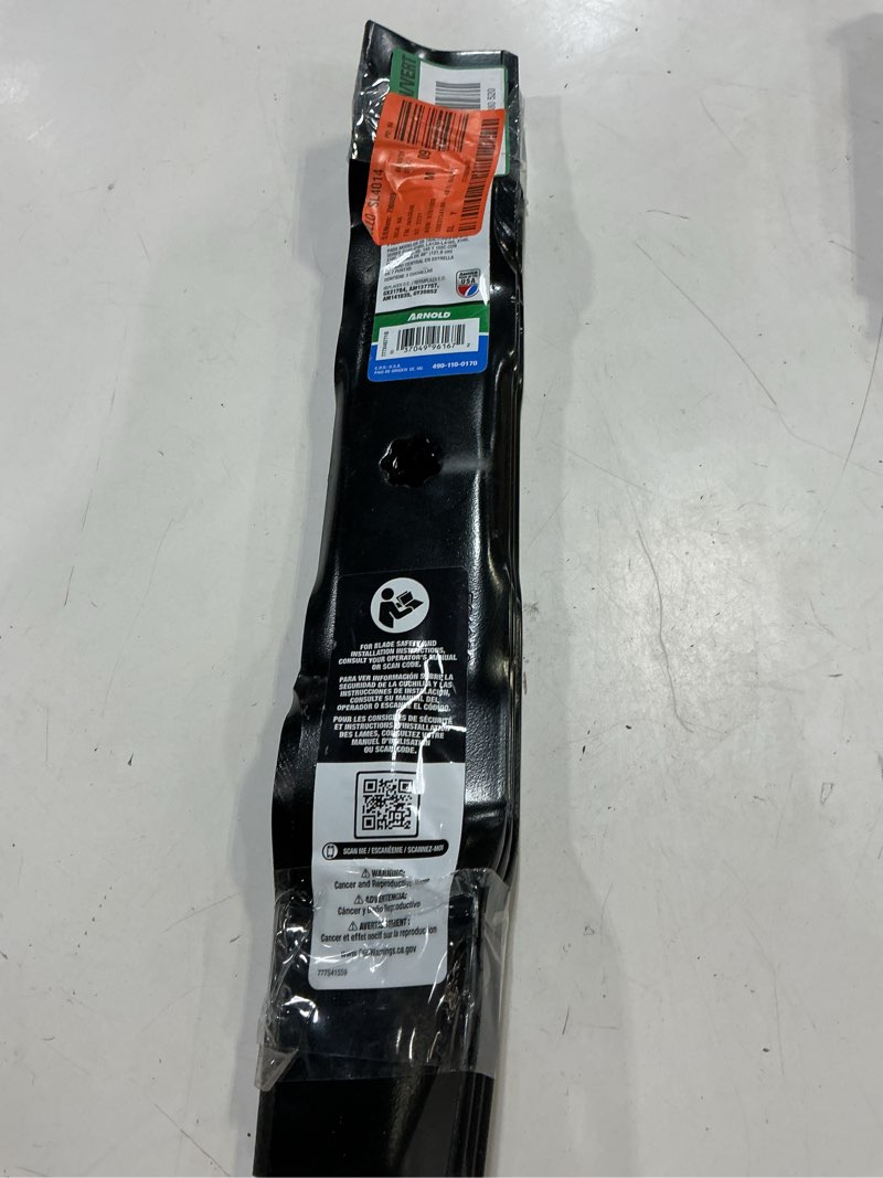 Condition photo showing Good Condition for arnold 3piece blade set