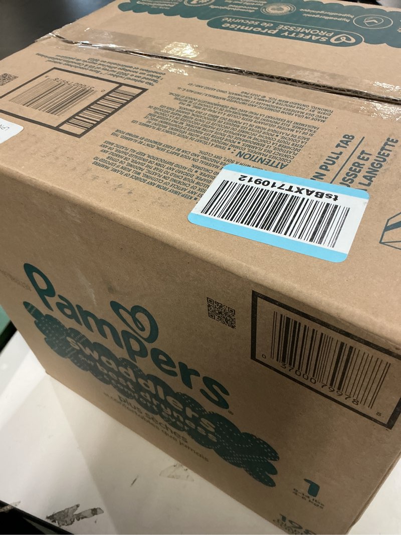 Condition photo showing New/Like New for pampers swaddlers diapers size 1  198 count (select for more options)