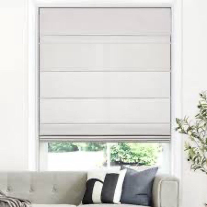 LazBlinds Cordless Roman Shades for Windows, Light Filtering Thermal Insulated Window Blinds, Lightw