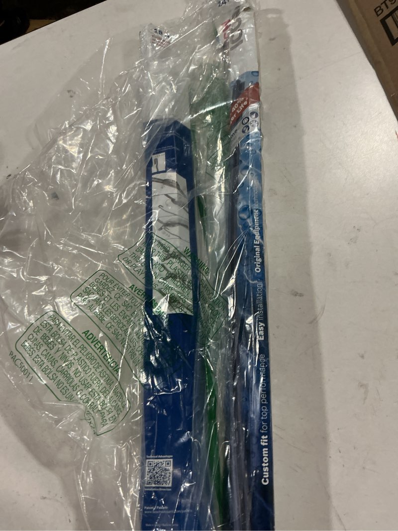 Condition photo showing As Is for BOSCH 24A18A ICON Beam Wiper Blades - Driver and Passenger Side - Set of 2 Blades ( 24A & 18A) Front (24A & 18A) ICON Combo Pack (Front)