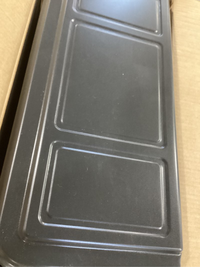 style selections 20.87-in w 5200 -btu black metal flat wall fan-forced electric stove with