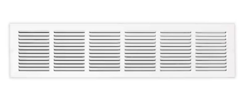 30 in. x 6 in. Steel Return Air Grille in White