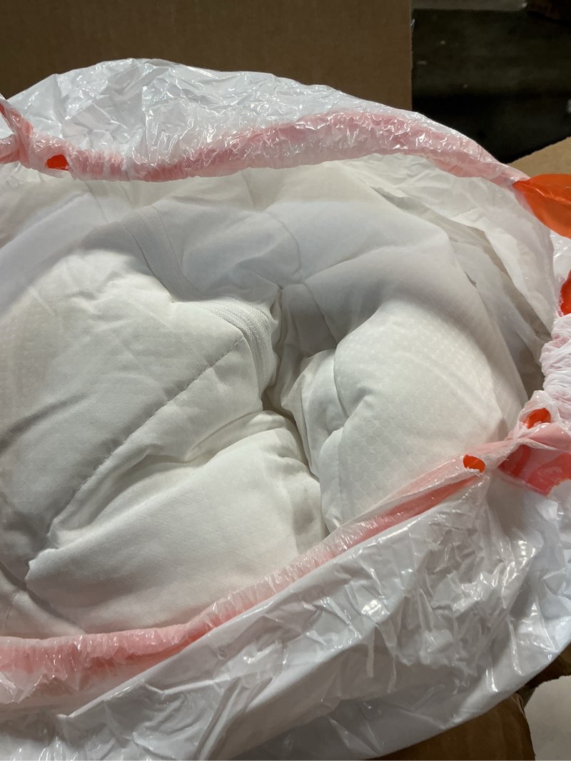 Condition photo showing As Is for Nuzzle Cooling Adjustable Pillow Queen Size for Side Sleepers, Luxury Bed Pillow Hotel Collection - Best Adjust Height Soft Firm Pillow for Back, Stomach or Side Sleepers