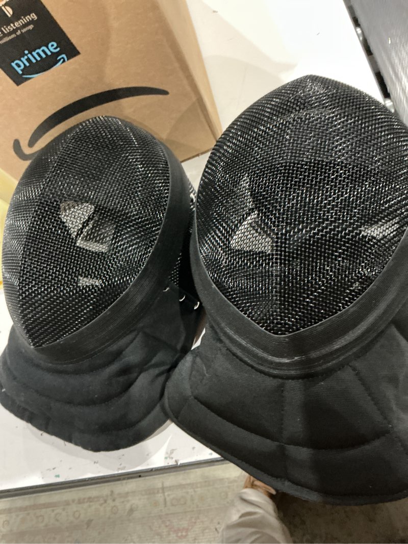 Condition photo showing As Is for pack of 2 asaki hema fencing mask with 350n stab-proof fabric,ce350n,hema gear with full coverage lining(removable and washable).for sword sparring