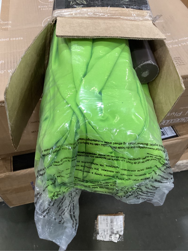 Condition photo showing Good Condition for jearey 10ft outdoor patio umbrella outdoor table umbrella with push button tilt and crank, market umbrella 8 sturdy ribs uv protection waterproof for pool, garden (apple green) 10ft apple green