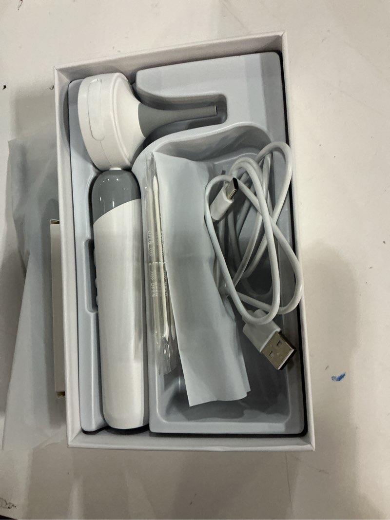 Condition photo showing Good Condition for 1080p hd otoscope ear camera for family, medical grade 1.38" screen, telemedicine ready, 12 silicone tips, photo/video, type-c charging, home medical standard – gray