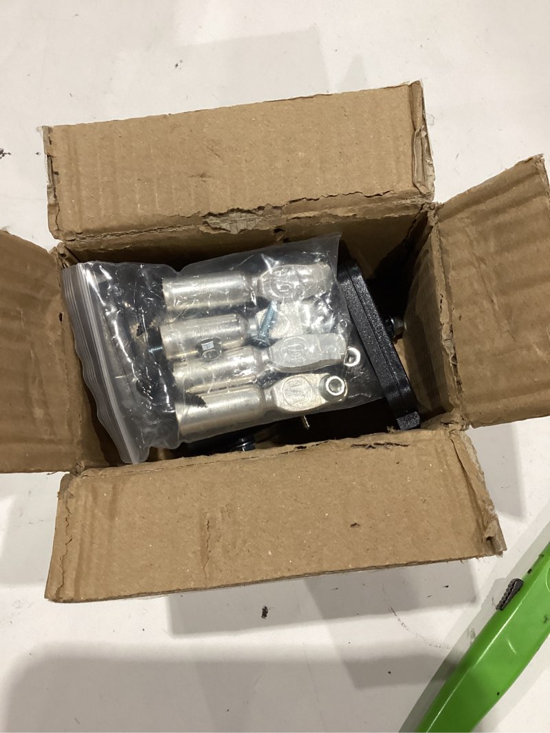 Condition photo showing Good Condition for gzsh anderson plug 2pcs 175a quick connect wire connectors with mount and cap 4-1/0 awg battery quick disconnect 12v-36v battery quick connect waterproof sb175 for car rv trunk boat winch