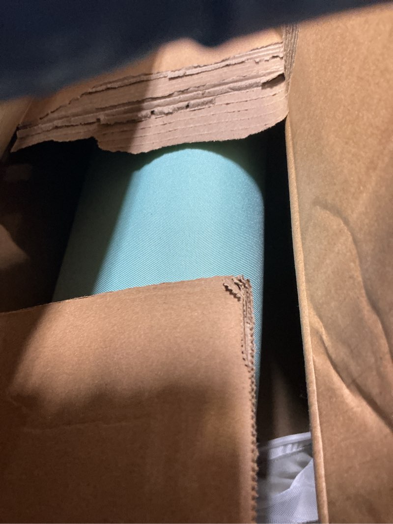 Condition photo showing Good Condition for Dream On Me Karley Bassinet, Award Winner Lightweight Travel Baby Bassinet, Foldable Bedside Sleeper, Adjustable Double Canopy, Spacious Design, Soft Fabric, Storage Basket – Blue and Grey