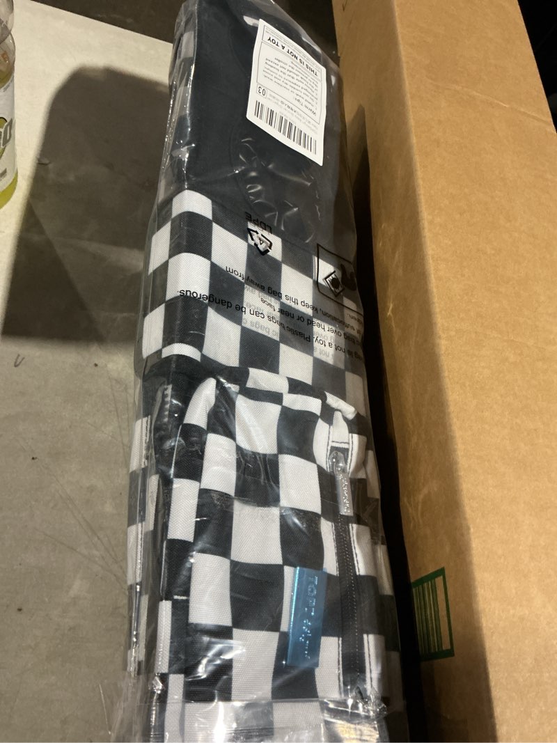 Condition photo showing Good Condition for topdesign universal baby stroller organizer, double stroller caddy with detachable mesh bag & heightened insulated cup holders & non-slip secure hooks accessories, fits most strollers (checkerboard) checkerboard pro-double