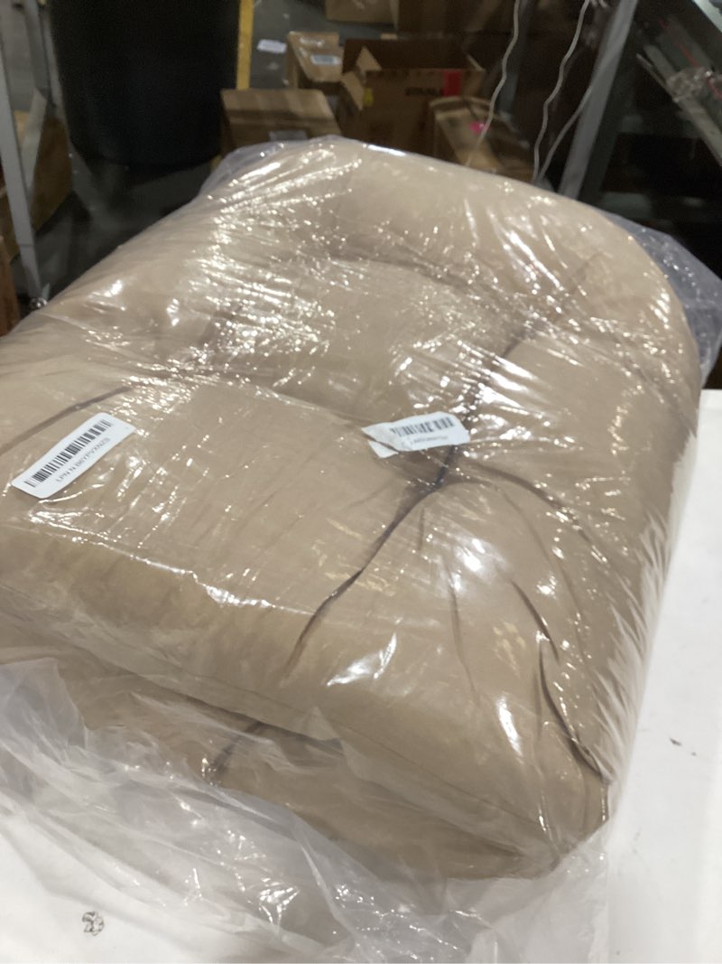 Condition photo showing New/Like New for Outdoor Chair Cushions Set of 2, Patio Chair Cushions with Ties, 19x19+5” Tufted Outdoor Seat Cushions, Waterproof Patio Furniture Cushions, Outdoor Dining Chair Pads, Beige Beige 19*19+5”/2pcs