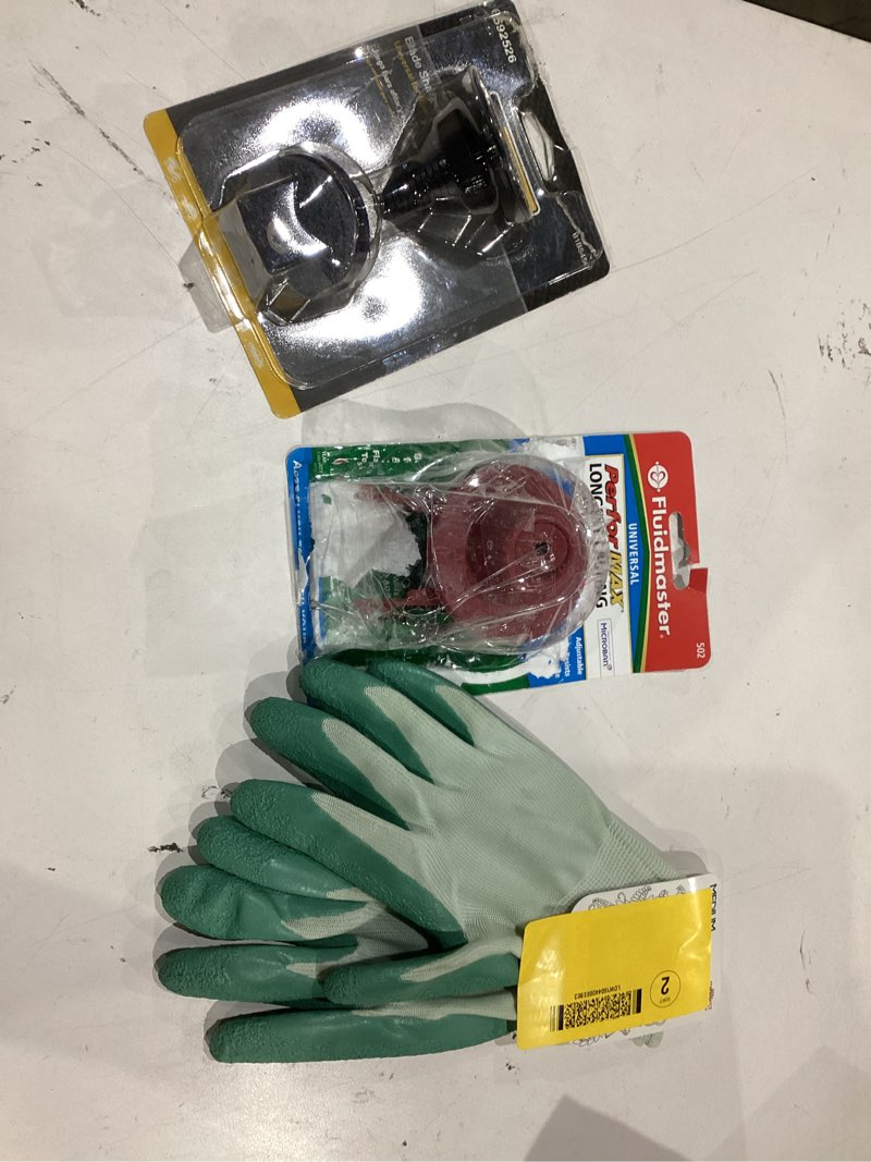 Condition photo showing As Is for assorted home improvement lot (small tools, screw, home accessories, etc.)