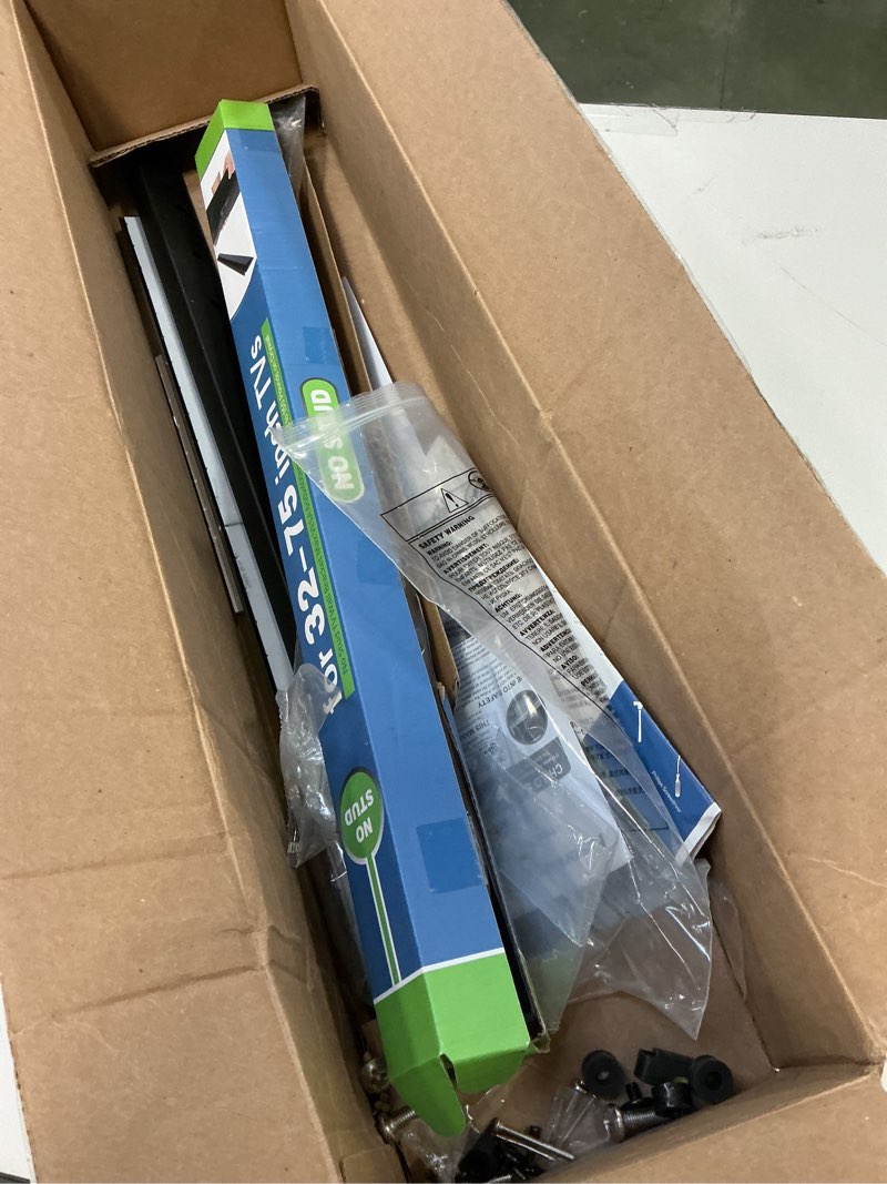 Condition photo showing As Is for AENTGIU Studless TV Wall Mount, Heavy Duty Drywall TV Bracket Hanger for 32-75 inch Flat Screen TVs, No Stud, No Drill, No Anchors, Easy Install with All Hardware Fit 32 to 75 inches TVs 1 SET