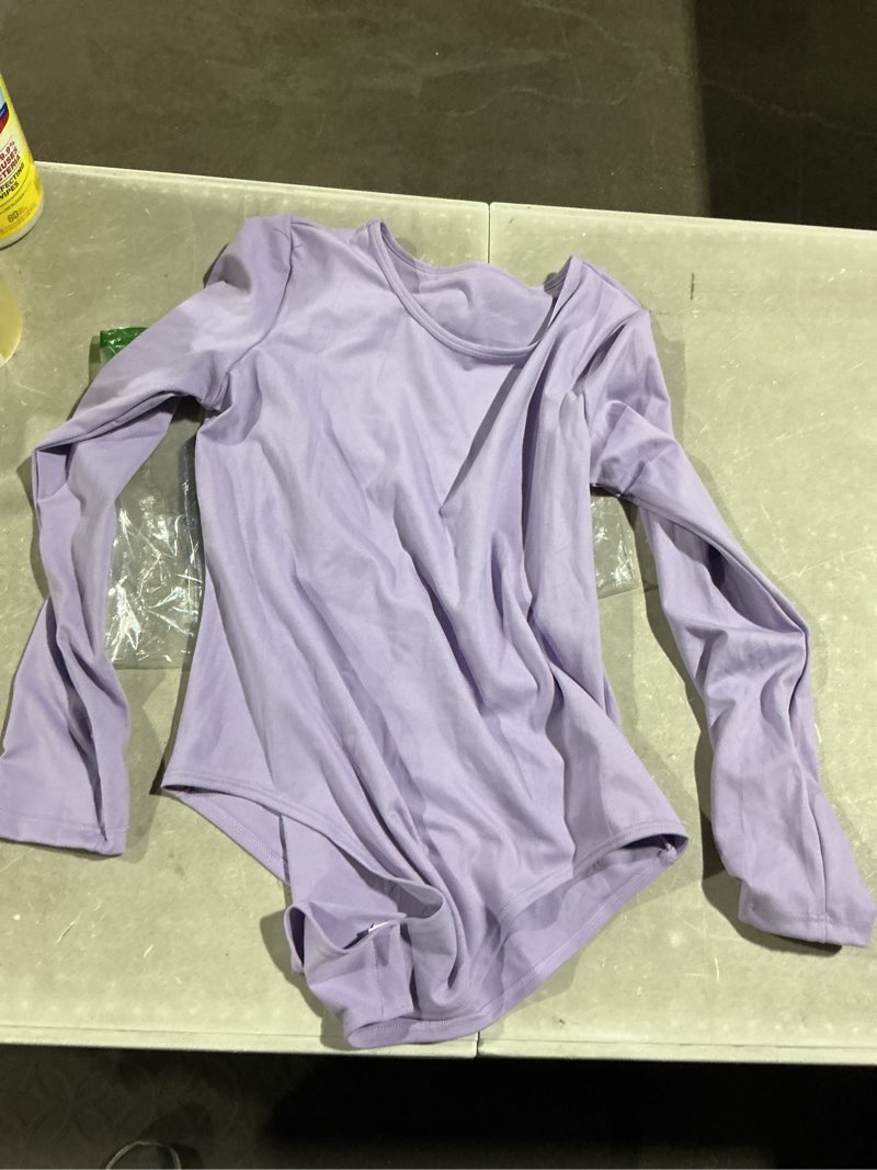Condition photo showing Good Condition for florence by mills women's gym later collection bodysuit x-large millie lavender