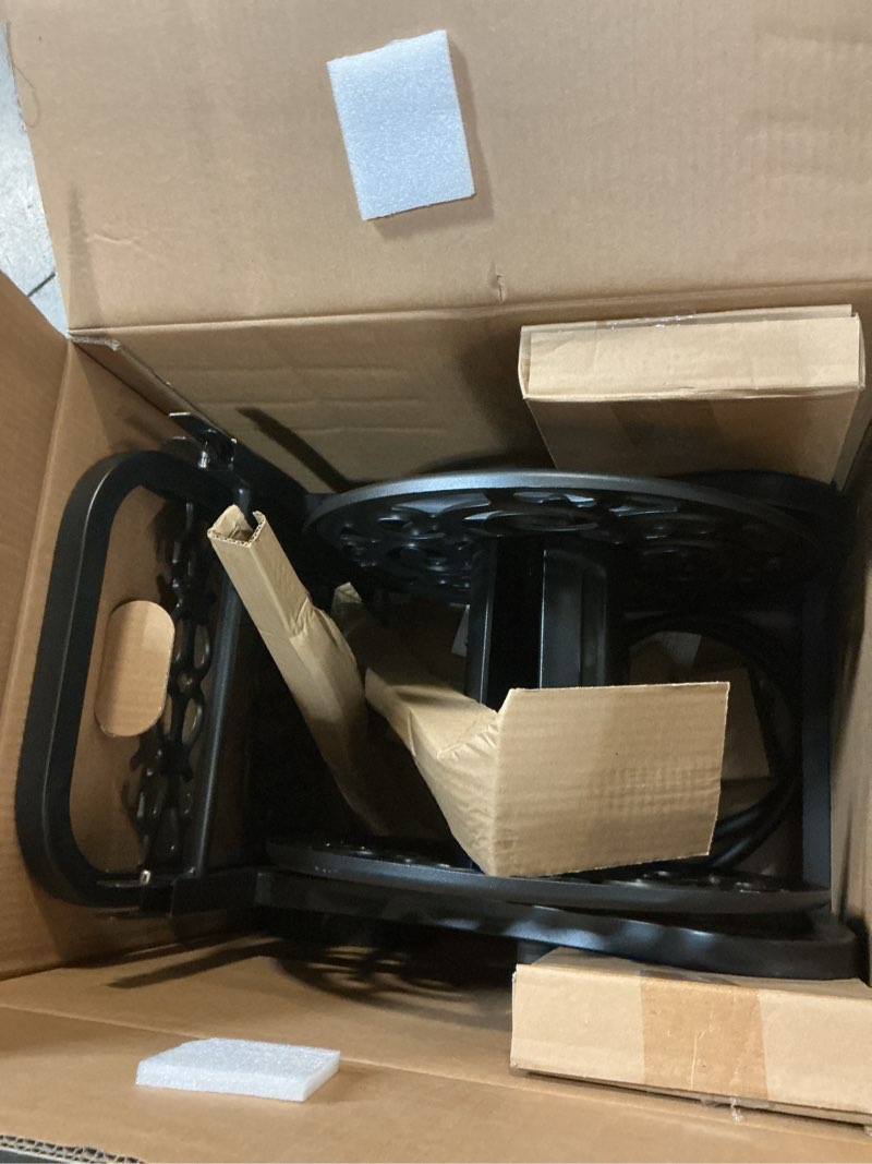 Condition photo showing As Is for style selections steel 200-ft cart hose reel