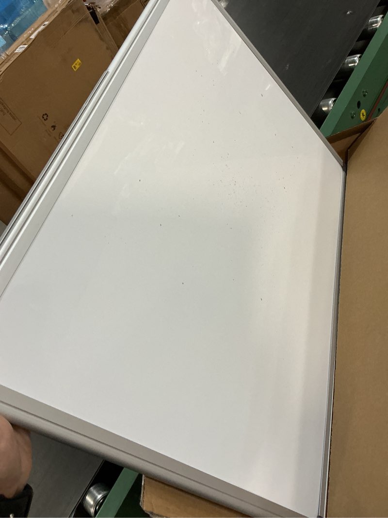 Condition photo showing Good Condition for Amazon Basics Magnetic Dry Erase Whiteboard, 24"W x 18"H, Aluminium Frame, Silver/White