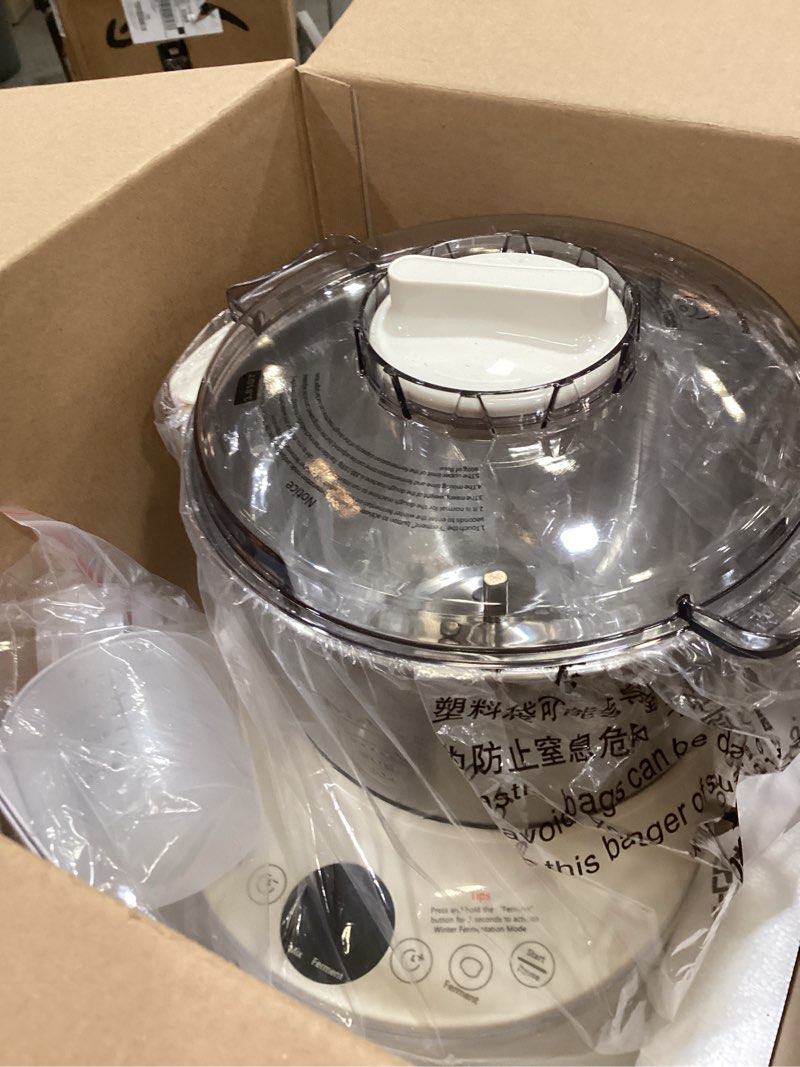Condition photo showing Good Condition for joydeem electric dough maker with dual seasonal fermentation function, 3.7qt dough mixer machine, perfect for bread pizza roti dumpling dough & sourdough, hmj-a351