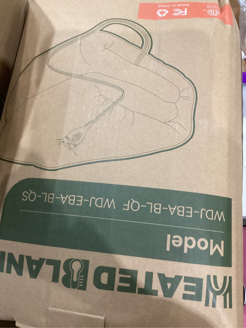 Condition photo showing Good Condition for Electric Heated Blanket Queen Size 84"x90" - Dual-Sided with Microplush & Sherpa Fabric, 4 Heat Settings & 10 Hours Auto Off, Dual Controller, Machine Washable - Light Brown 06-light Brown Queen(84"x90")
