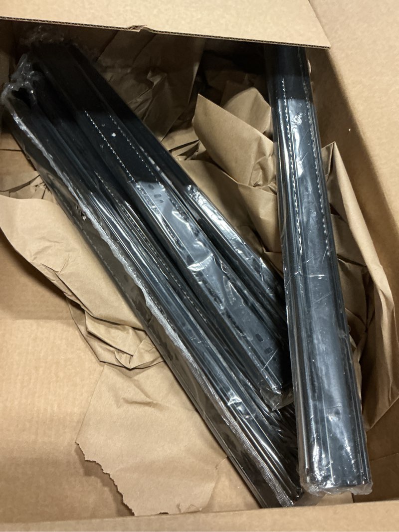 Condition photo showing Good Condition for 6 Pairs of 24 Inch Hardware 3-Section Full Extension Ball Bearing Side Mount Black Drawer Slides,100 LB Capacity Drawer Slide 24 Inch Black