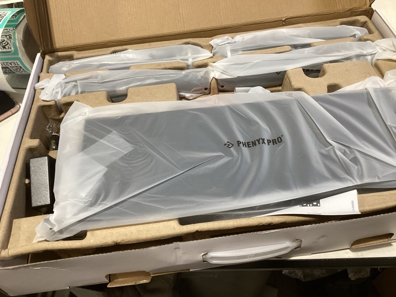 Condition photo showing New/Like New for phenyx pro wireless microphone system, 4-channel uhf wireless mic, fixed frequency metal cordless mic with 4 handheld dynamic microphones, 260ft range, mics for singing, church(ptu-5000-4h)