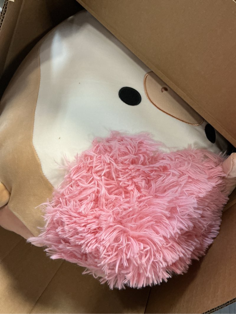 Condition photo showing Good Condition for Squishmallows Original 20in Samson The Cookie Highland Cow with Bowtie – Official Jazwares Easter Plush (Jumbo) Cookie Cow