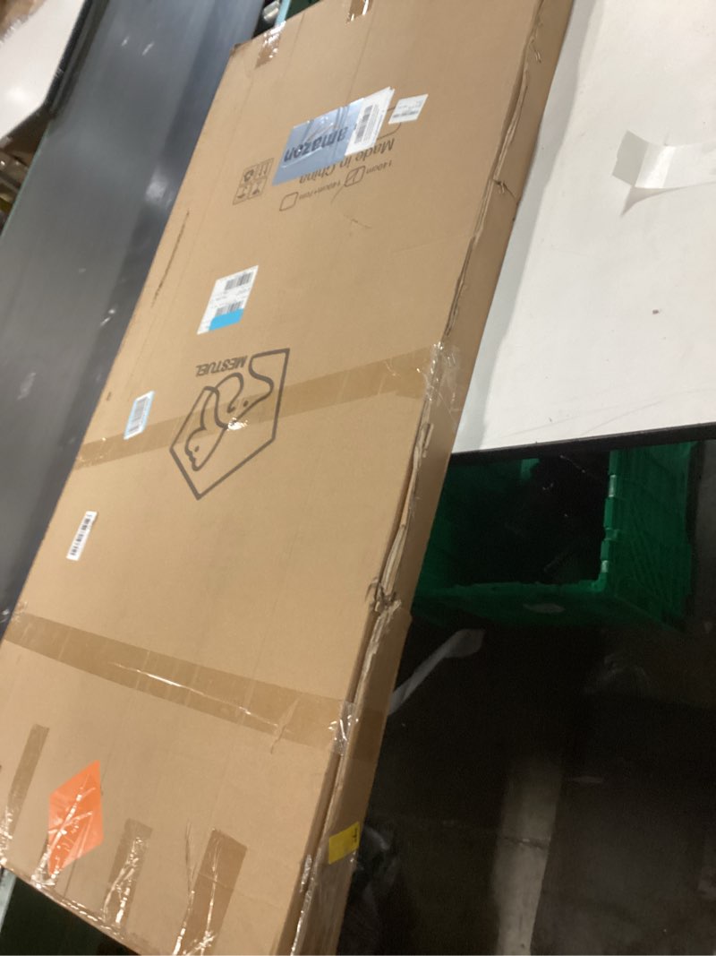 Condition photo showing New/Like New for Mestuel 55" Extra Tall Cat Gate, 29.5-34.25" W Cat Pet Gate for Doorways/Stairs& Hallways, Extra Tall Pet Gate, Pressure Mounted No Drilling, White