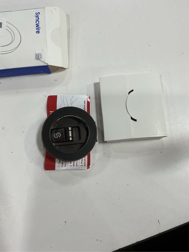 Condition photo showing Good Condition for Syncwire Fits MagSafe Car Mount for Car Dash&Tesla Screen[All-Metal] Magnetic Phone Holder, [Flexible Three-axis]360° Rotation Car Mount Strong Magnets Car Phone Holder for iPhone 17 16 15 14 Pro Max Titanium Black