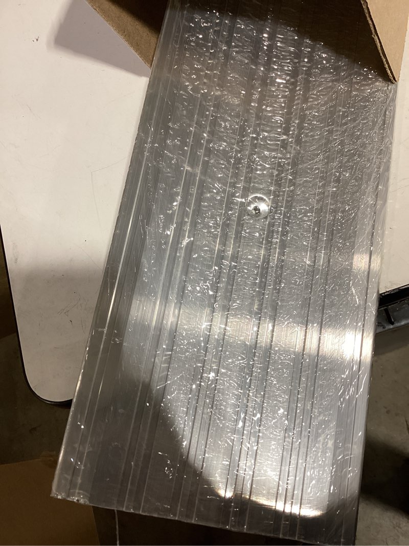 Condition photo showing As Is for pemko saddle threshold aluminum finish
