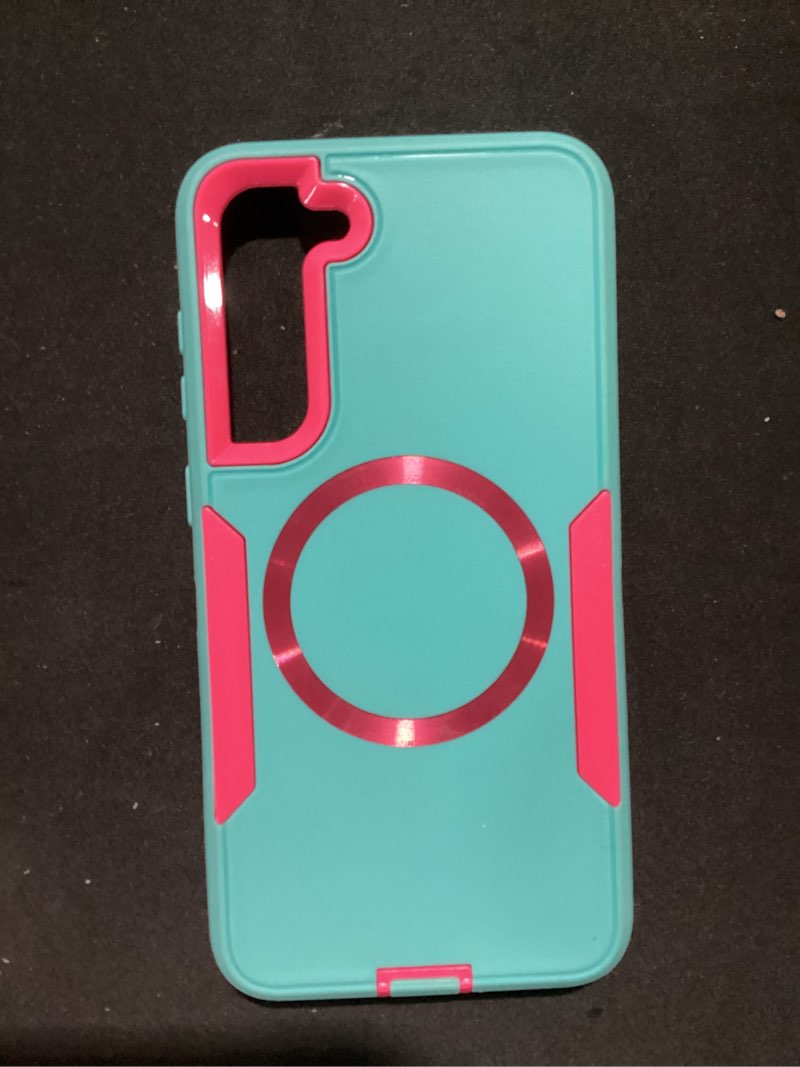 Condition photo showing Good Condition for (similar to product) designed for samsung galaxy s24+(s24 plus) case,magnetic,double protection,tough durable,compatible with magsafe,detachable back clip,dustproof,no fading,no yellowing,non-slip,blue rose blue rose samsung galaxy s24+(s24 plus)