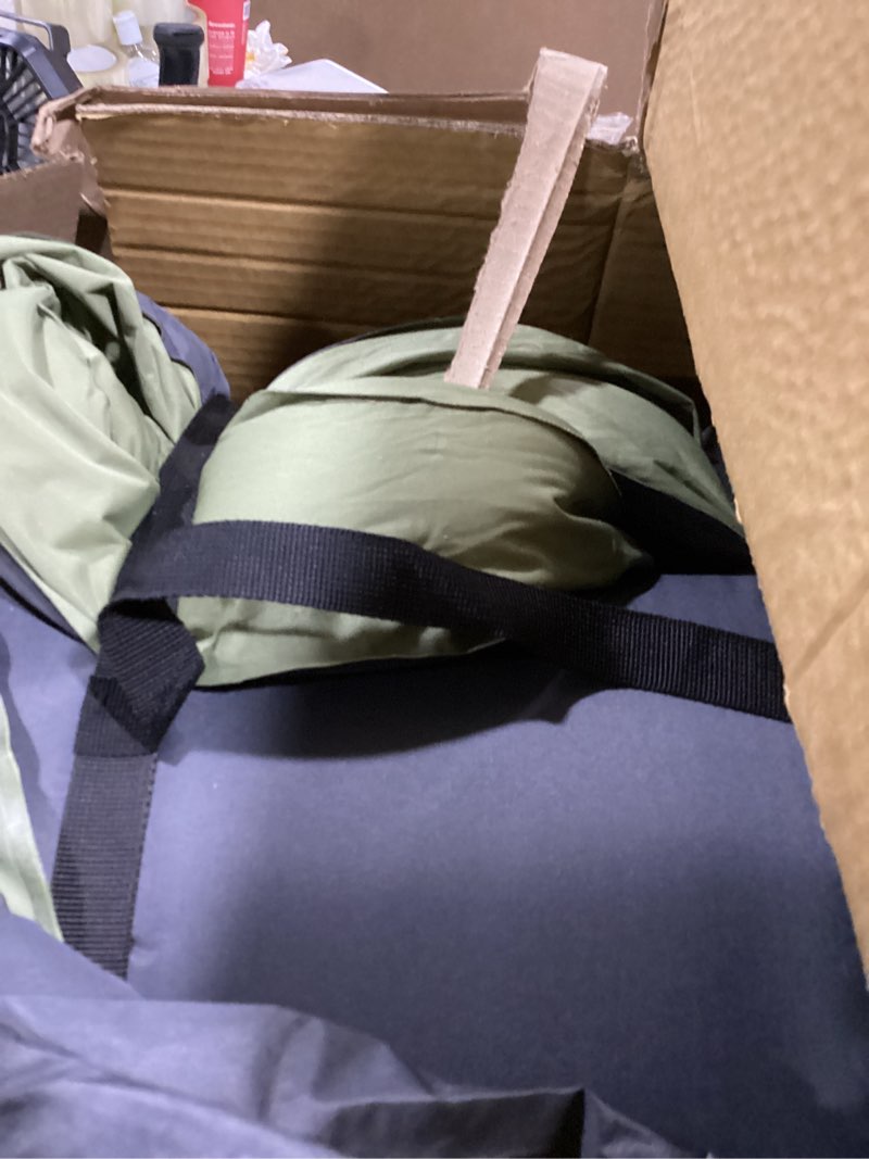 Condition photo showing Good Condition for 4" thick self-inflating camping pad, camping sleeping pads with solid foam, sleeping pad with pump sack, compact double camping sleep bed for tent, car, truck or van (double) full