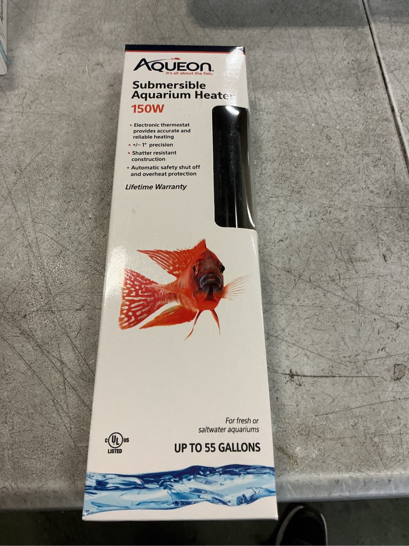 Condition photo showing New/Like New for Aqueon Submersible Aquarium Heater  150 Watts  Up to 55 Gallons
