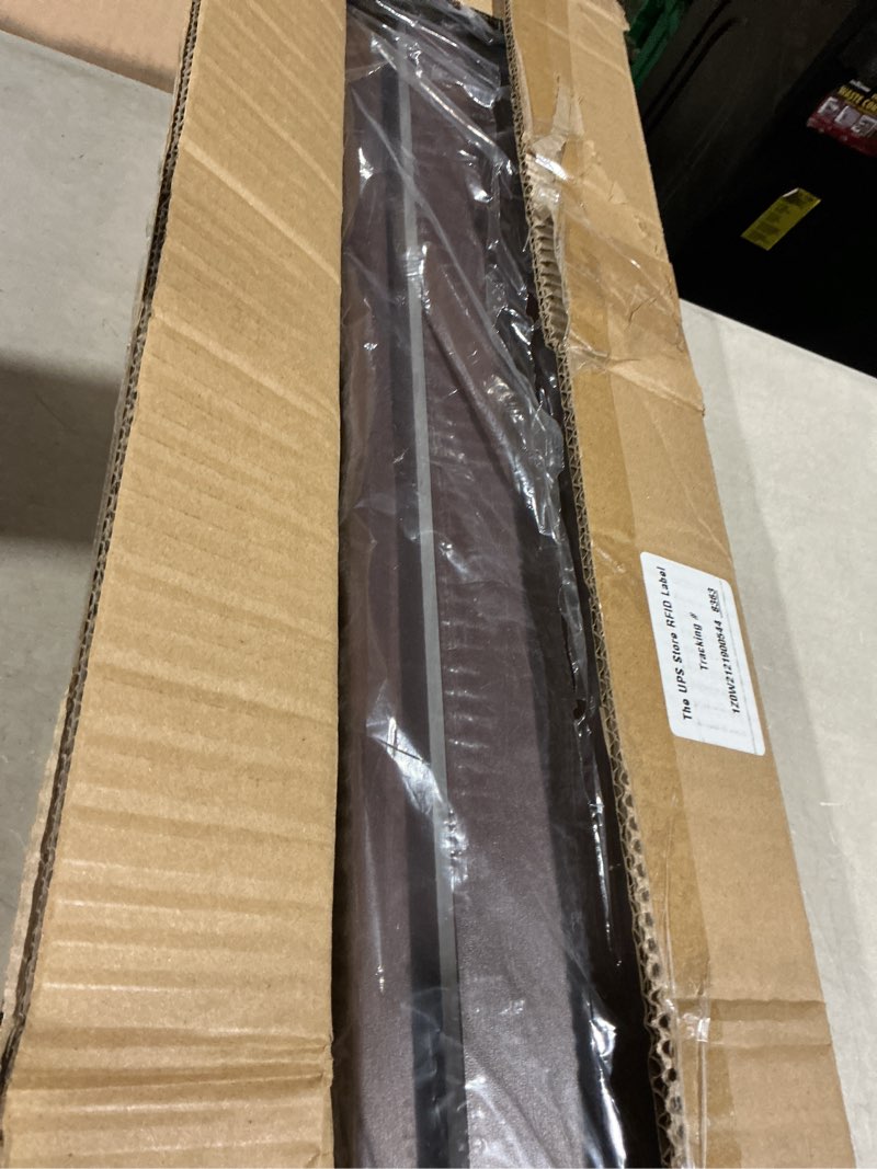 Condition photo showing Good Condition for 23.6 in Long Outdoor LED Wall Lights, Modern Exterior Garage Wall Light,24W Brown Outdoor Wall Sconce,Waterproof Outside Light Fixtures for House,Patio,Front Porch,2 Pack(3000K Warm White) Brown-Modern Shadow Design 23.6IN(60CM)-2 PCS