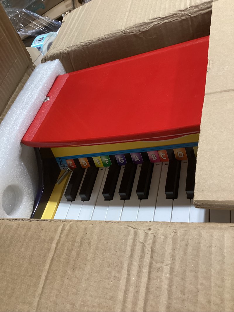 Condition photo showing Good Condition for Melissa & Doug Learn-to-Play Piano with 25 Keys and Color-Coded Songbook Toy Piano Kids, Toddler Toys for Ages 3+