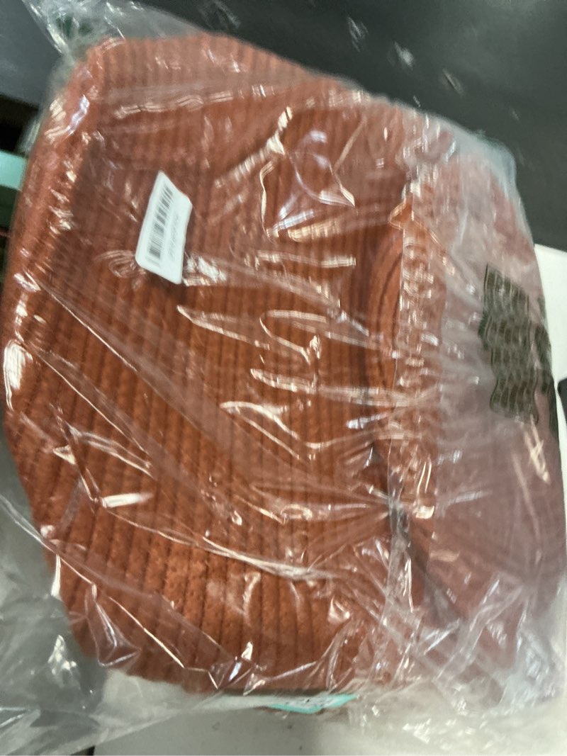 Condition photo showing Good Condition for voten Storage Cubes Baskets Bins Organizer 11x11x11'' Fit 12x12''Cube Bookcases Shelf,Durable Woven Cotton Storage Basket for Organizing,Round 3Pack Brick Red Rust L11xW11xH10.7