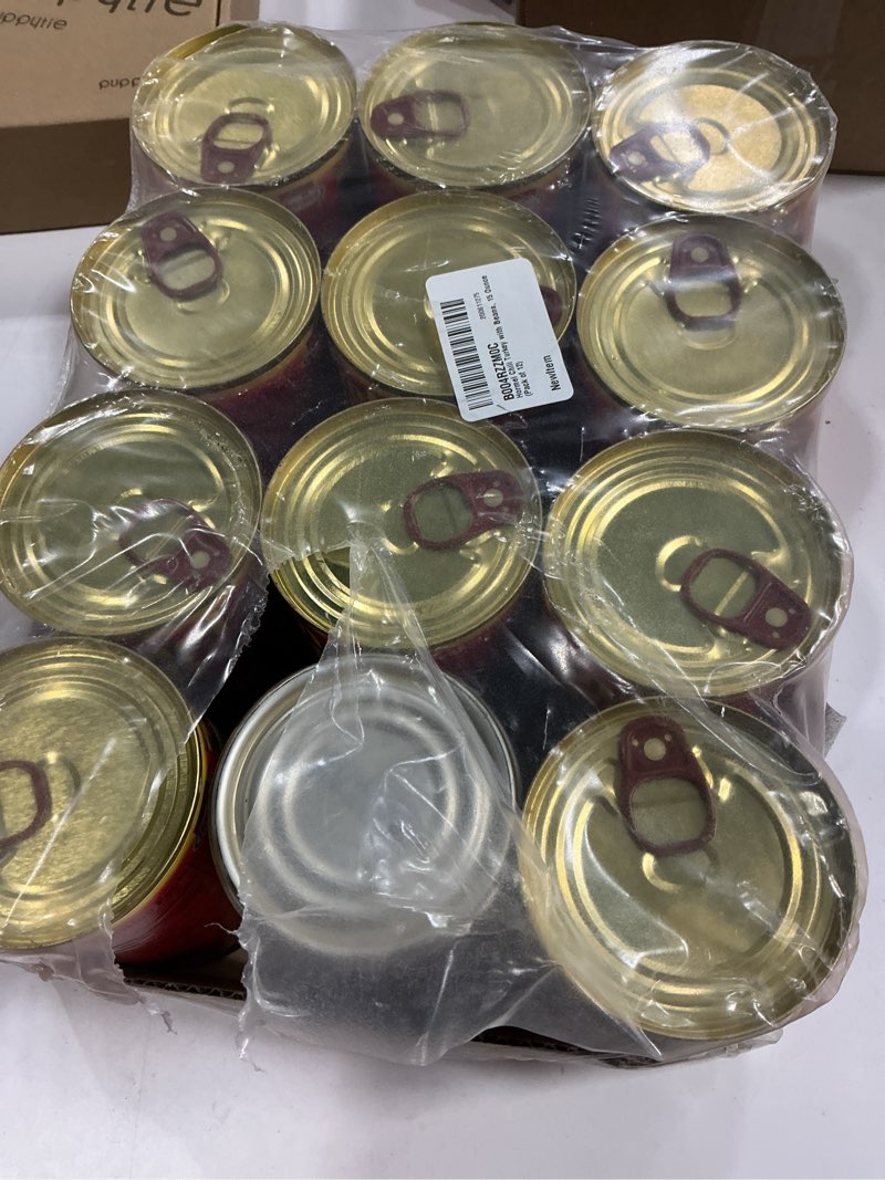 Condition photo showing New/Like New for Hormel Chili Turkey with Beans, 15 Ounce (Pack of 12)( BB NOV 2028) 