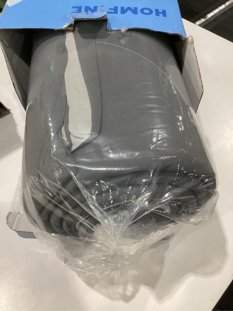 Condition photo showing New/Like New for homfine cooling comforter king size, grey summer cooling blanket for hot sleepers and night sweats, japanese double-sided cold tech fabric q-max 0.45, soft breathable silky smooth lightweight grey king (108"x90")
