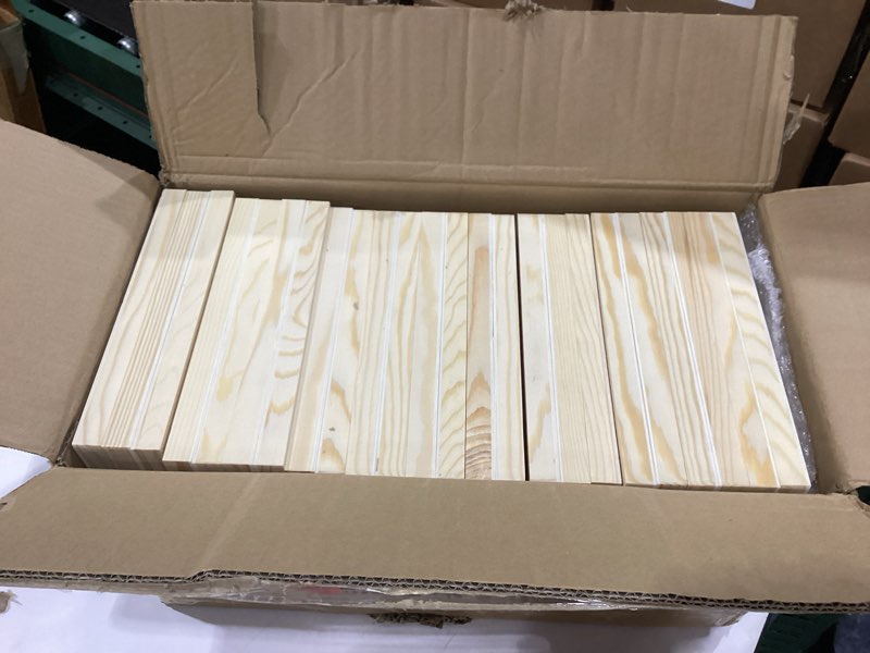 Condition photo showing New/Like New for barydat 24 pcs wood panels for painting 8'' x 8'' unfinished wood canvas board artist wall 0.79'' deep wooden cradled panels for diy crafts, easel display, painting pouring arts use with oils, acrylic