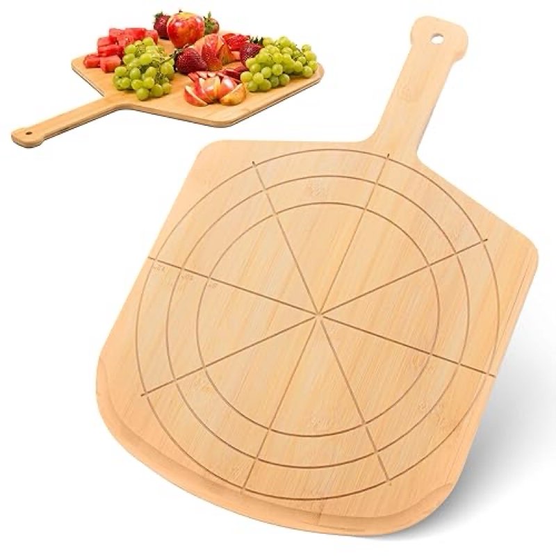 loftern wooden pizza peel 12 inch board
