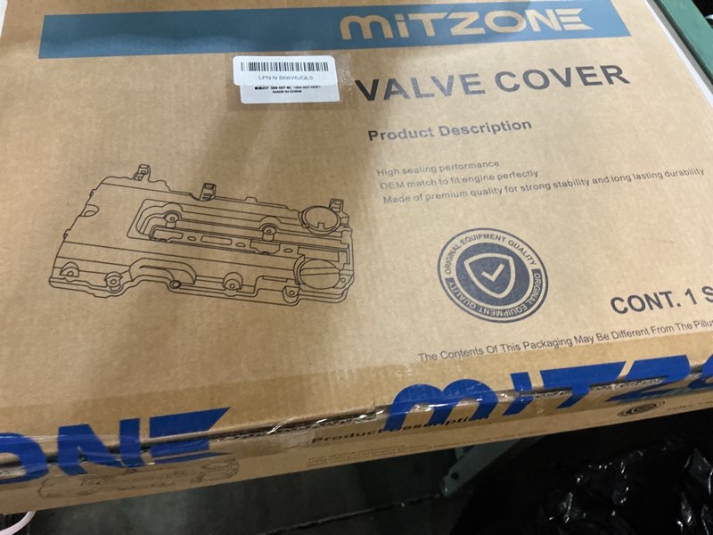 Condition photo showing New/Like New for mitzone engine valve cover compatible with 2011-2019 chevy cruze sonic volt trax buick encore cadillac elr 1.4l turbo replace# 55573746 25198498 264-968