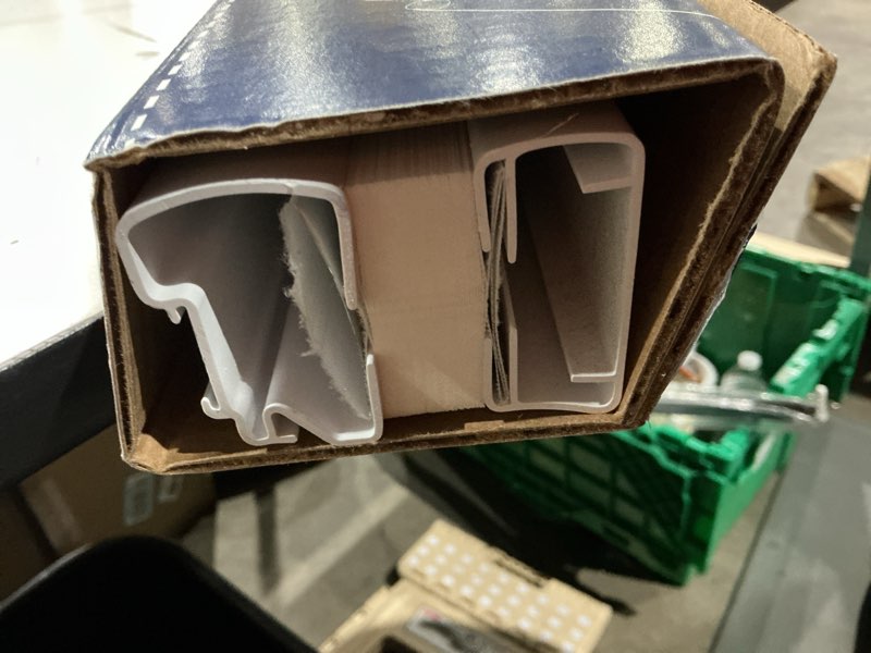 Condition photo showing As Is for levolor 36-in x 72-in snow light filtering cordless cellular shade