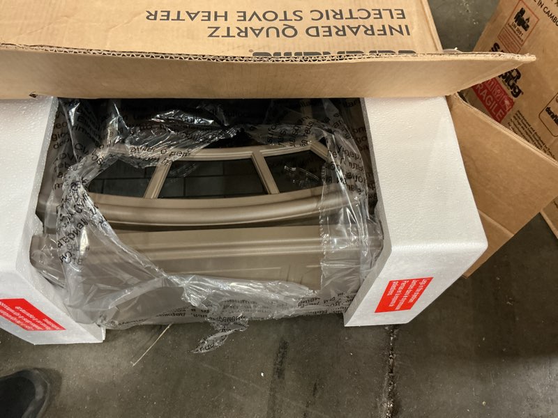 Condition photo showing Good Condition for duraflame Infrared Quartz Electric Stove Heater TAUPE