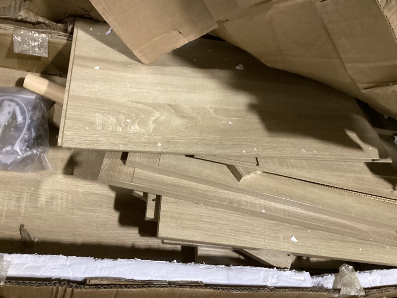 Condition photo showing As Is for possibly incomplete , 59'' wide 6 - similar  to photo drawer dresser rattan bedroom dresser wood dresser