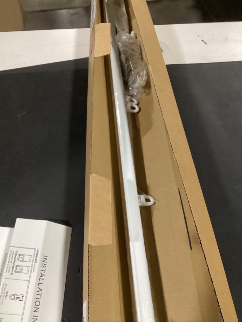 Condition photo showing Good Condition for solokos telescopic ceiling mount curtain track system 51 to 94 inch adjustable room divider track set (51-94") white