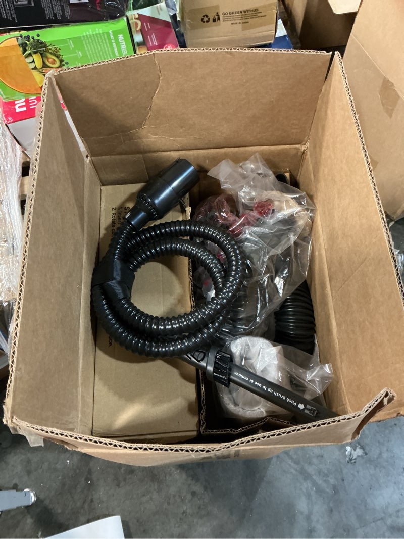 Condition photo showing As Is for shark powerdetect upright vacuum cleaner with hepa filter, heavy duty vacuum with powerful suction for pet hair pickup, duoclean technology, powered lift-away, ideal for carpets & hardfloors, az4002 powerdetect w/ odor neutralizer