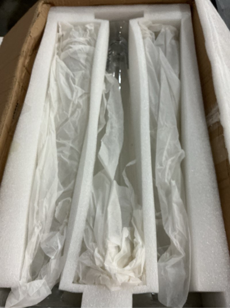 Condition photo showing Good Condition for Amylove 6 Pcs Trumpet Glass Vase Bulk 24 Tall, Flower Glass Vase Decorative for Centerpieces, Flowers, Floating Candle Holder, Table Shelf Party Decoration, Wedding Home Decor