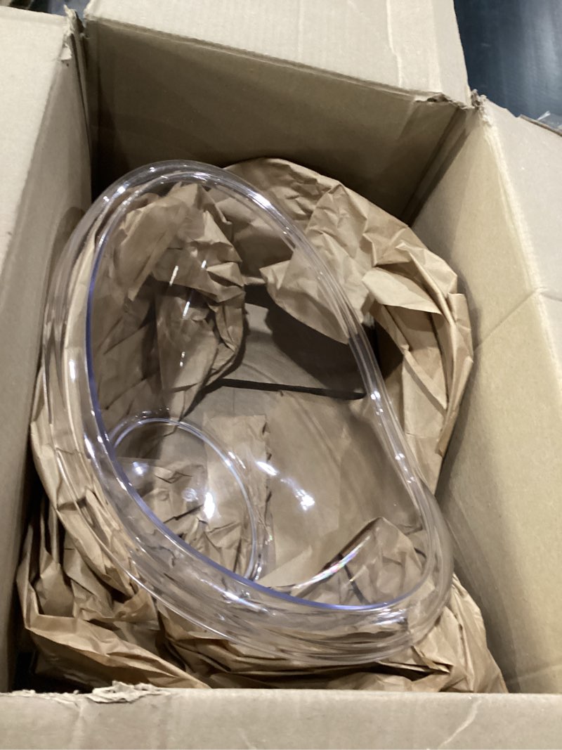 Condition photo showing New/Like New for milk bath tub for baby photography - clear acrylic oval photo prop tub, 18.8" × 13.7" × 10.8", curved rim & wide base for newborn & sitter sessions, photographers & parents