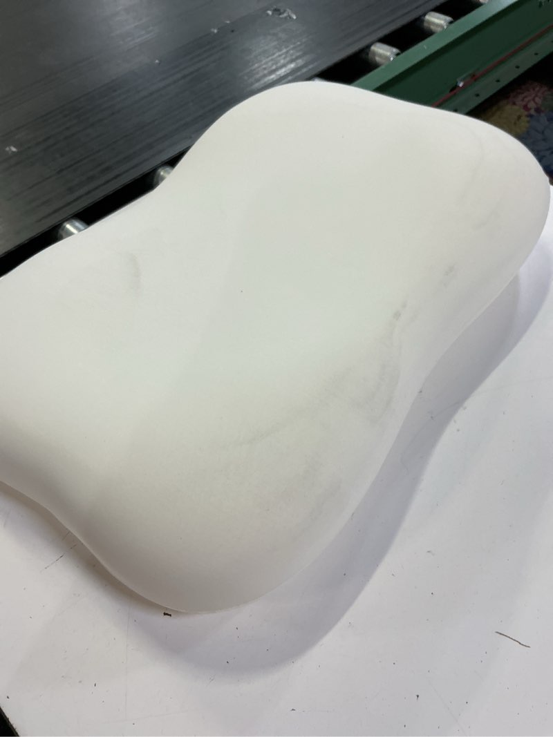 Condition photo showing As Is for cushion lab deep sleep pillow, patented ergonomic contour 1 pack