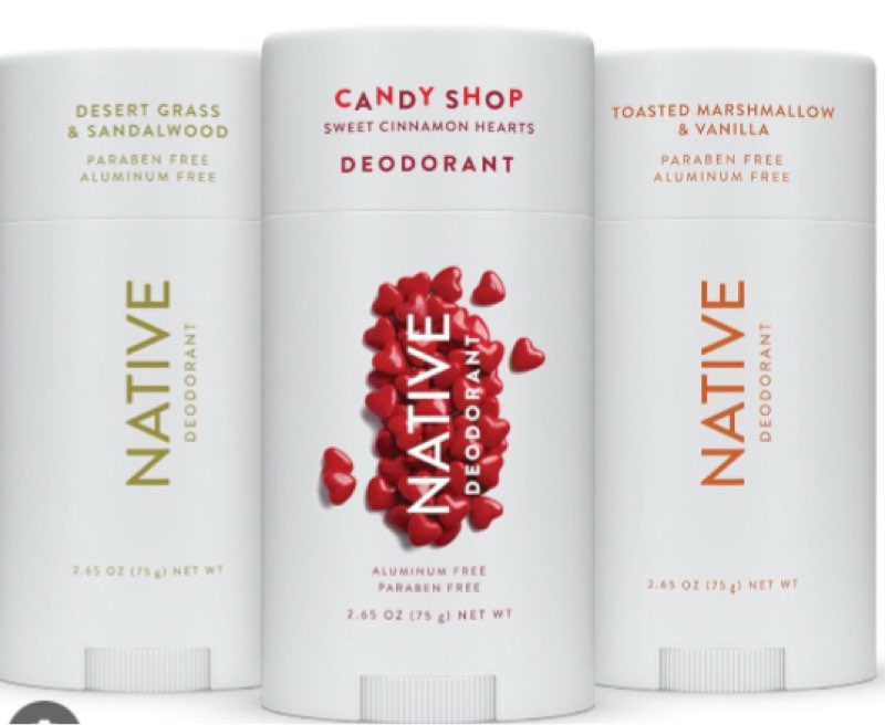 Native Deodorant |Natural Deodorant for Men, Seasonal, Aluminum Free with Baking Soda, Pro biotics |Can 3 packs 