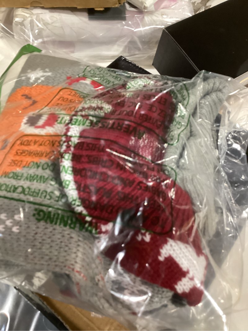 Condition photo showing Good Condition for HYLYUN Cat Christmas Sweater 2 Packs - Puppy Christmas Sweater Pet Reindeer Snowflake Sweaters for Kittys and Small Dogs XL X-Large Grey and Red (Pack of 2)
